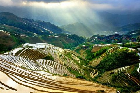 <桂林-漓江-阳朔-龙脊梯田双飞5日游>最美全景，大美广西